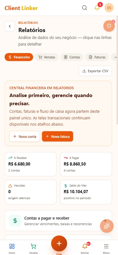 Controle Financeiro no celular