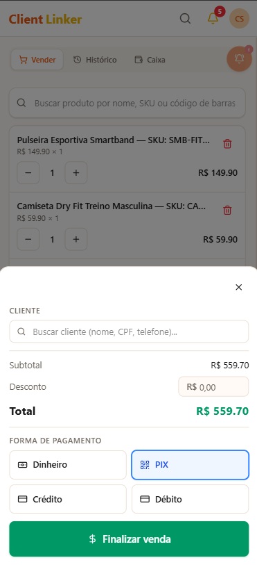 Ponto de Venda (PDV) no celular